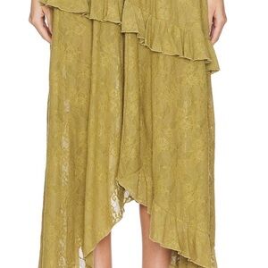 Olive Green Women's Skirt
